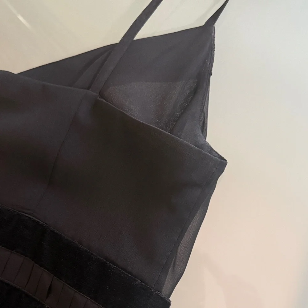 Ann Taylor Slip Dress Ann Taylor Loft Pleated Midi Slip Dress Size 8 NEW